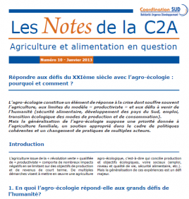 Les Notes de la C2A Les Notes de la C2A
