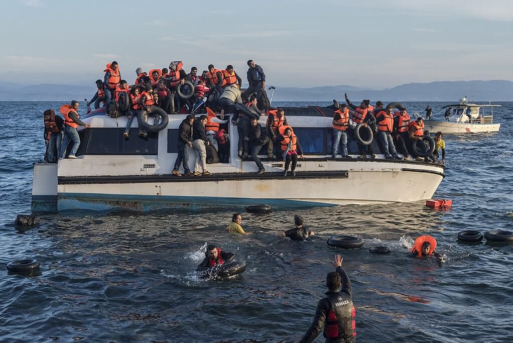 Réfugiés à Lesbos (Grèce)