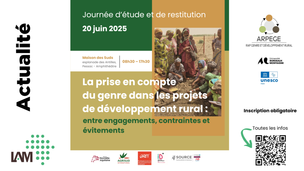 La prise en compte du genre dans les projets de développement rural