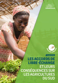 Couverture Note de plaidoyer sur les accords de libre échange