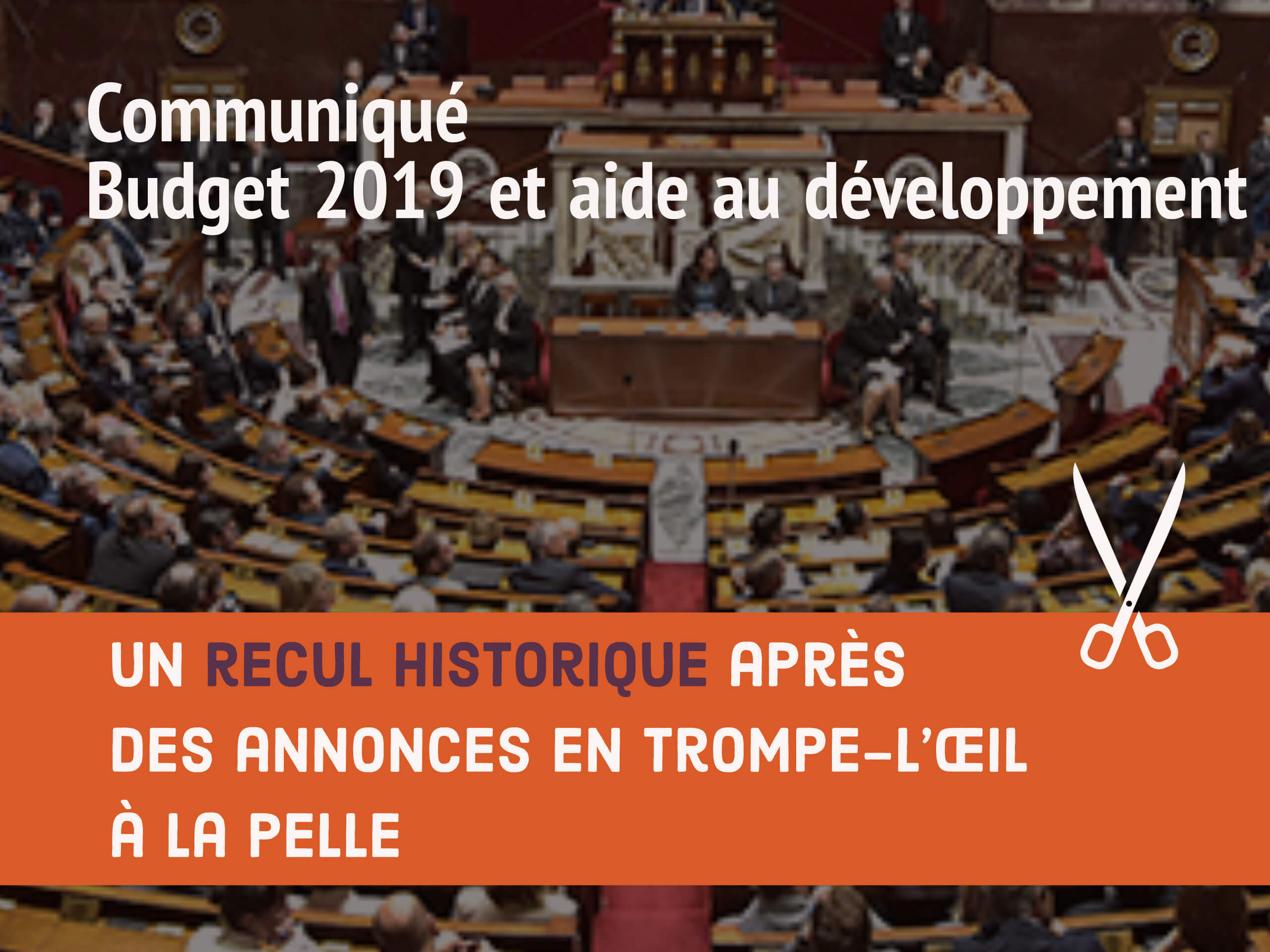 Par son vote, l’Assemblée a entériné la copie du gouvernement diminuant l’affectation de la taxe sur les transactions financières à la solidarité internationale à 32 %. Un recul historique