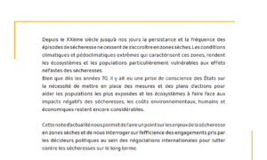 Note d'actualitĂ© / La sĂ©cheresse : de lâalĂ©a climatique Ă lâurgence Ă©cologique en zones sĂšches. note-dactualite-la-secheresse-de-lalea-climatique-a-lurgence-ecologique-en-zones-seches