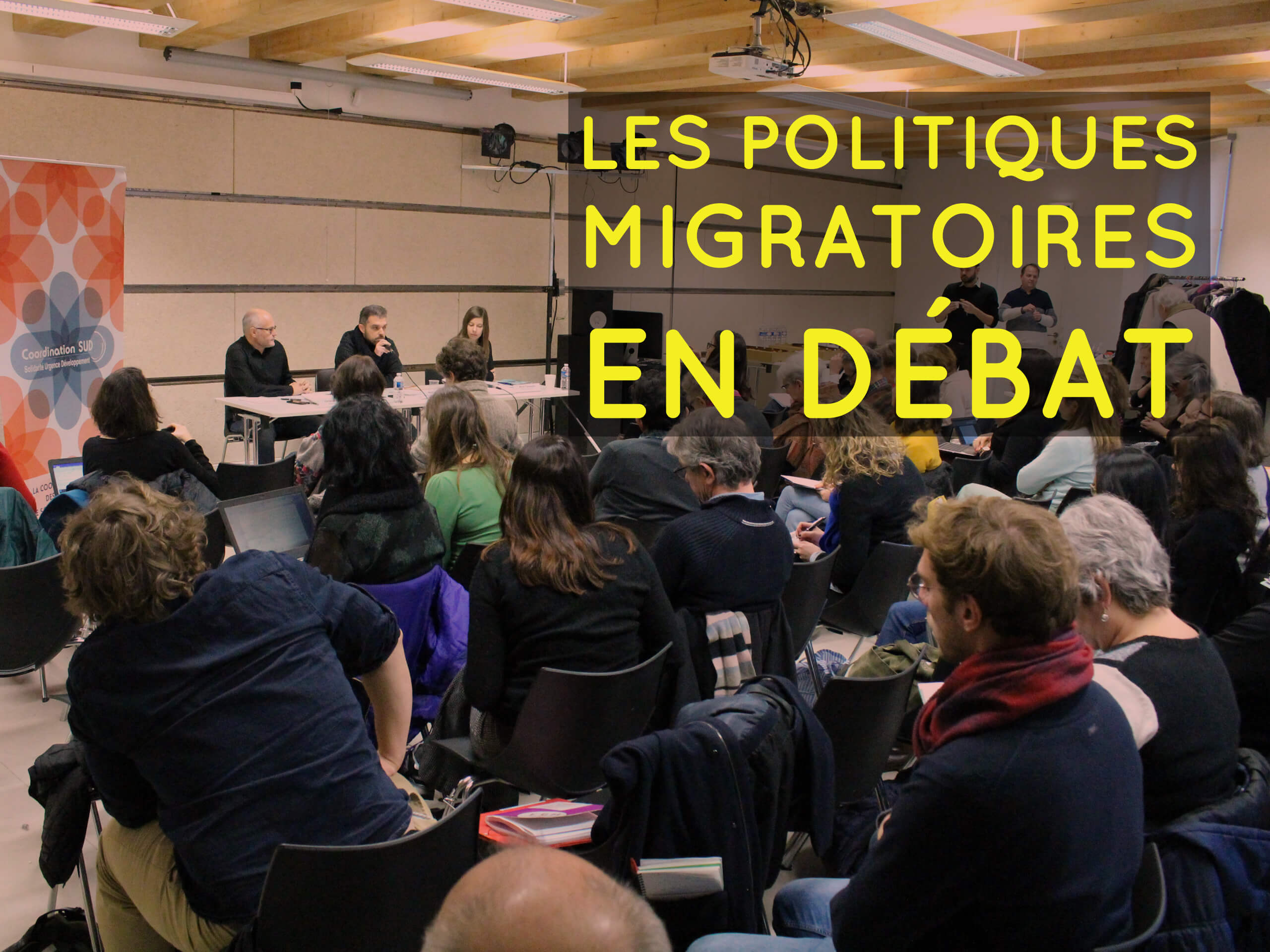 rencontre débat sur les migrations organisées par Coordination SUD