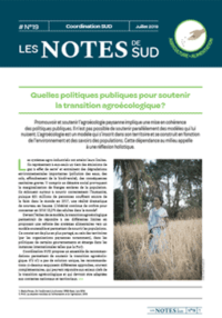 Les Notes de SUD n°19 Note agroécologie