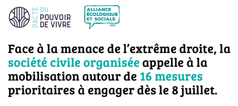 Les 30 juin et 7 juillet, #VotonsSolidarité! Déjà 180 organisations et 820 personnes signataires ! Et vous ?
