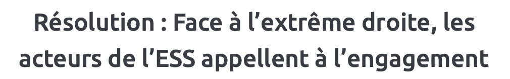 Les 30 juin et 7 juillet, #VotonsSolidarité! Déjà 180 organisations et 820 personnes signataires ! Et vous ?